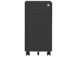 Armadio Per Archiviazione Con Rotelle Antracite 30X45X59 Cm In Acciaio