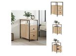Vidaxl Comodino Rovere Sonoma 30X60X60 Cm Materiale Legno - Comodini