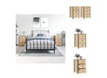 Vidaxl Comodini 2 Pezzi Rovere Sonoma 40X36X60 Cm Materiale A Base Di Legno - Comodini