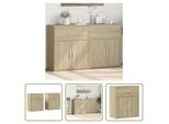 The Living Store Credenze 2 Pezzi Rovere Sonoma 60X31X70 Cm Materiale A Base Di Legno