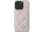 Guess Guhcp16Spsqsqsp Iphone 166.1 RóżóWy/Pink Hardcase Quiled Metal Logo
