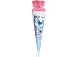 Goldbuch Cono Scuola Giardino Farfalle Blu Rosa 70X19 Cm