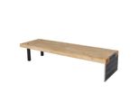 Sitzbank MCW-L75, Esszimmerbank Bank Garderobenbank, Industrial Massiv-Holz Mvg-Zertifiziert 200Cm, Natur