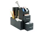 Kaffeestation FüR ZubehöR MCW-L97, Tee Kaffee Organizer Aufbewahrungsbox Mit 2 Schubladen Und 7 FäChern, 29X14X33Cm