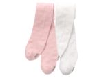 2 Baby Strumpfhosen mit Ajour-Muster