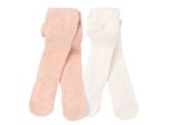 2 Baby Strumpfhosen mit Struktur