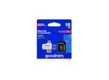 16GB Speicherkarte microSDHC cl. 10 UHS-I + adapter + USB 2.0