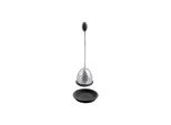Infusore Per Tè Weis In Acciaio Inox / Silicone Nero, Acciaio Inox