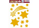 Herma Decor Stelle Per Finestre Oro