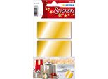 Herma 15287 15287 Schmucketikette - 34 X 67 Mm, 9 StüCk, Oro