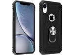 Avizar, Custodia Ibrida Per Cellulare Con Supporto Ad Anello Per Apple Iphone Xr, Nero