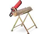 Cavalletto Per Seghe Relaxdays Con Supporto Per Motosega