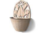 Bama Vaso Sospeso Gerla Paglia, 32 Cm, Marrone Chiaro