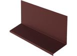 Scossalina Superiore Per Combinazione Con Guida Di Copertura Rs 200, 1 M, Zinco Verniciato, Marrone Ral 8017