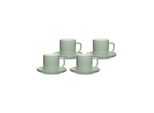 Ritzenhoff & Breker Espressotassen Mit Untertassen Jasper 100 Ml 4Er Set