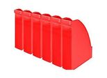 LEITZ® Stehsammler 2476, Rückenbreite 70 mm, Polystyrol, 6 Stück, rot