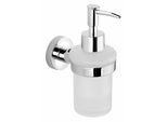 Aqualine Samba - Distributore Di Sapone Con Supporto, Vetro Satinato/Cromo SB119