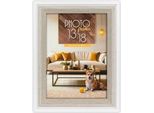 Cornice Per Foto Zep Mdf Bologna 10X15 Cm Bianca Aspetto Legno