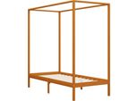 Syfax™ Giroletto Senza Materasso Ambrato Legno Massello Pino 90X200 Cm