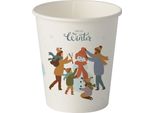 Papstar 87872 Bicchiere Di Carta Papstar "Hello Winter"", 0,2 L"