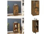 Vidaxl Credenza In Rovere Affumicato 30X30X70 Cm In Legno - Credenza - Credenza - Armadio - Armadio Portaoggetti