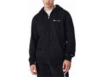 Champion Giacca Felpata Da Uomo - Felpa Con Cappuccio E Zip, Zip, Cappuccio Nero L