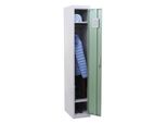 Spind Preston T163, Garderobenschrank Kleiderspind Umkleideschrank, Metall 180X30X50Cm Nach Asr A4.1 ~ Mint-GrüN
