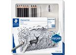 Staedtler 61 100C Staedtler Carboncino Da Disegno Journey Set Da Disegno/Carbone Da Disegno