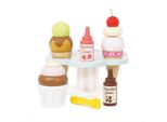 Le Toy Van - Gioco Di Ruolo Educativo Honeybake Carlos Gelato In Legno Colorato | Ottimo Regalo Di Ruolo Per Bambine E Bambini - Adatto A Bambini Dai 2 Anni In Su