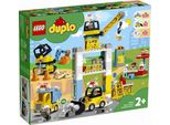 Lego 10933 Duplo Grande Cantiere Con Luci E Suoni, Veicoli Con Motore A Spinta, Giocattolo Per Bambini Di Età Compresa Tra 2 E 5 Anni