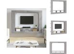 Vidaxl Mobile Tv Grigio Sonoma 152X22X113 Cm In Materiale Ligneo - Armadi