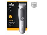 Haarschneider BRAUN Body Groomer BG5500, bunt (eh19 s, s), Haarschneider, Trimmen für empfindliche Bereiche, 100 Min Akkulaufzeit, wasserdicht