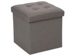 Klappbarer Sitzsack "Lysandre"" Grigio - Atmosphera Interior Designer"