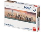Dino Puzzle Panoramico Manhattan Al Tramonto, New York 1000 Pezzi