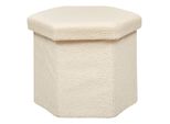 Sgabello "Jaiko"" Bouclé - 40X38 Cm - Atmosphera CréAteur D'intéRieur"