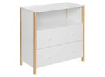 Cassettiera In Legno "Kima"" - Bianco - Atmosphera CréAteur D'intéRieur"