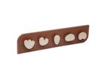Appendiabiti In Legno "Marine"" - Terracotta-Rosa - H.15 -8 Cm - Atmosphera CréAteur D'intéRieur"