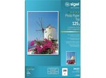 Sigel IP664 Inkjet-Top-Foto-Papier, Din A4, HochgläNzend, 125 G/Qm