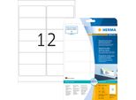 Herma Herma Etichette Riposizionabili Per Indirizzi A4 99,1X42,3 Mm Bianco Carta Mobile Opaca 300 Pz.