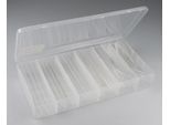 Assortimento Di Tubi Termorestringenti Chilitec, 100 Pezzi In Pratica Scatola, Trasparente