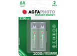 Agfaphoto Direct Energy - Batterie 2 X Aa-Typ - Nimh - (Wiederaufladbar) - 2100 Mah