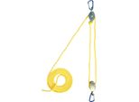 Eduplay 150-003 Carrucola Con Moschettone, Corda 500 Cm, Carico Massimo 15 Kg, 5 Pezzi (Colore Casuale, 1 Set)