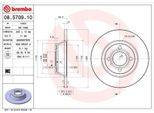2X Brembo 08.5709.10 Disco Freno Asse Anteriore