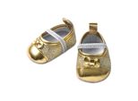 Ballerine Glitterate Per Bambole, Oro, Misura 30-34 Cm