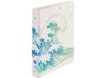 Herlitz 50033416 Herlitz Raccoglitore Ad Anelli Max.File Greenline Wave, A4