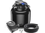 Set Completo Sunsun: Filtro A Pressione Per Laghetti CPA-50000 Fino A 100000 L Con Chiarificatore UV-C Da 55 Watt, Pompa Per Laghetti NEO6000 Supereco 6000L/H 40W, Tubo Per Laghetti Da 5 M 38 Mm (1 1/2"), Fascette Stringitubo W1 44-47Mm"