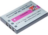 Batteria T6 Power Per Fotocamera Digitale Panasonic, Numero Di Parte LI-20B, Li-Ion, 3,7 V, 1000 Mah (3,7 Wh), Nero