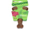 Benebone - Osso Giocattolo Da Masticare Per Cani Adulti Al Gusto Di Pancetta, Taglia S