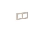 Cornice Doppia Valena Leben Legrand - Crema/Oro
