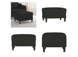 Vidaxl Sgabello Nero 60X50X41 Cm In Tessuto - Sgabello - Sgabello - Poggiapiedi - Poggiapiedi